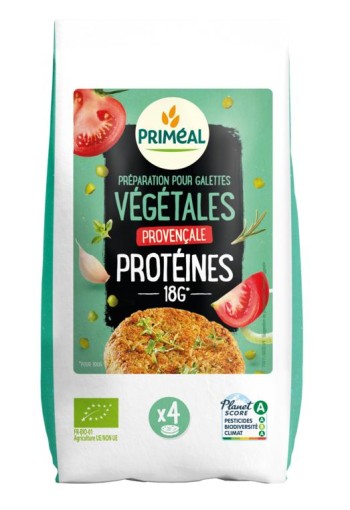 Primeal Groenteburgermix Provencaals proteine bio (200 Gram)