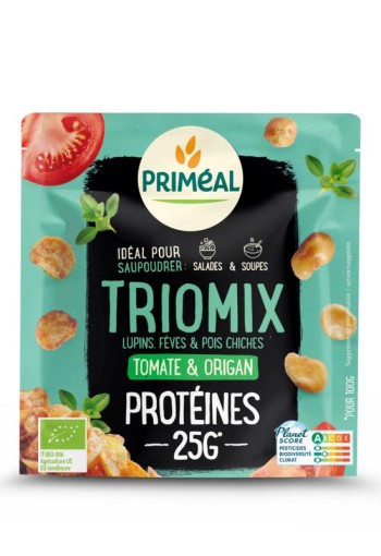 Primeal Trio mix proteine topping tomaat oregano bio (70 gr)