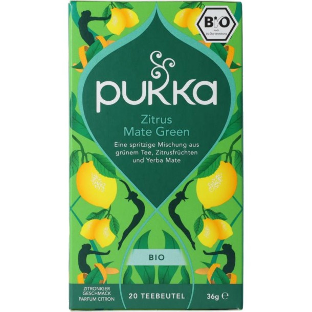 Pukka Citrus Yerba Green bio