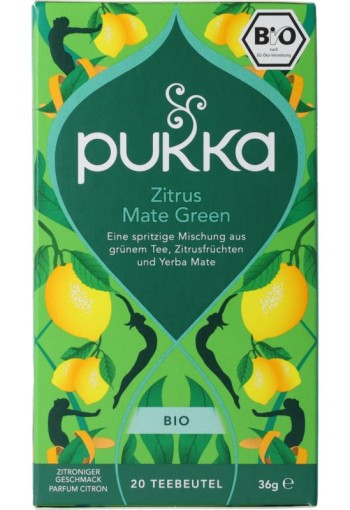 Pukka Citrus Yerba Green bio
