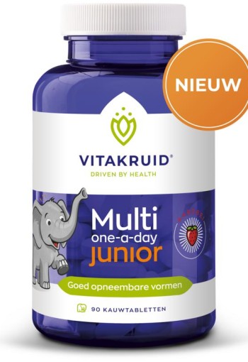 Vitakruid one a day junior aardbei