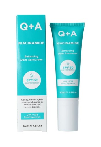 Q+A niacinamide face cream spf50