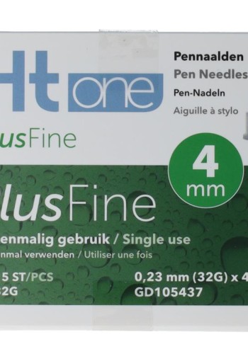 HT One plusfine pennnaalden 4mm 32g