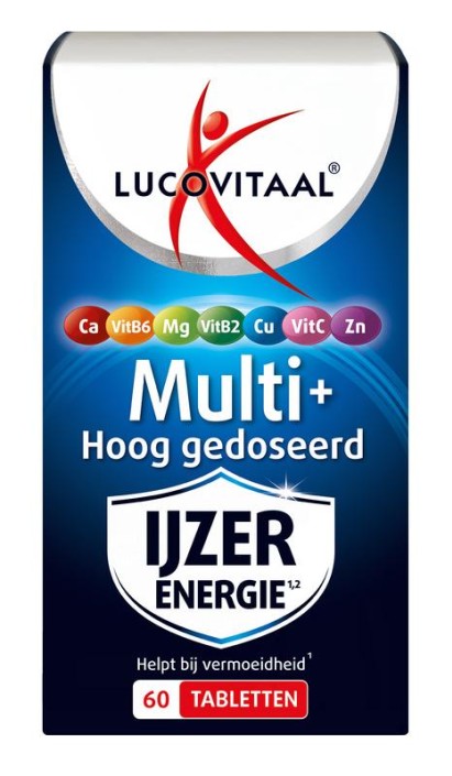 Lucovitaal Multi+ hoog gedoseerd 60 tb