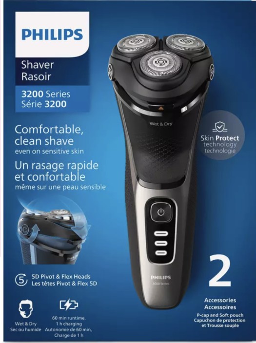 Philips Wet & Dry Elektrsich Scheerapparaat S3244/12