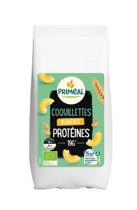 Primeal Witte macaroni elleboogjes proteine bio (400 Gram)