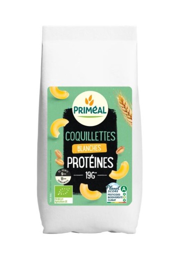 Primeal Witte macaroni elleboogjes proteine bio (400 Gram)