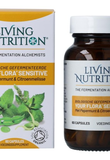 Living Nutrition Your Flora Sensitive pepermunt en citroenmelis bio