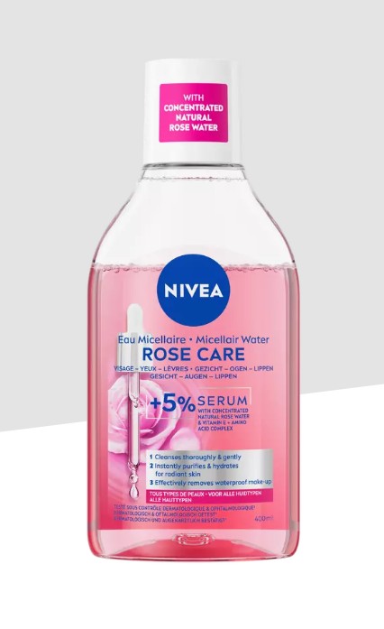 NIVEA Rose Care Serum Infused Micellair Water 400 ML