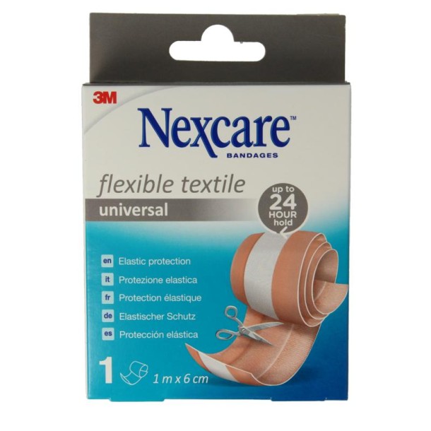 Nexcare Op=Op Textile flexible 1mx6cm (1 st)
