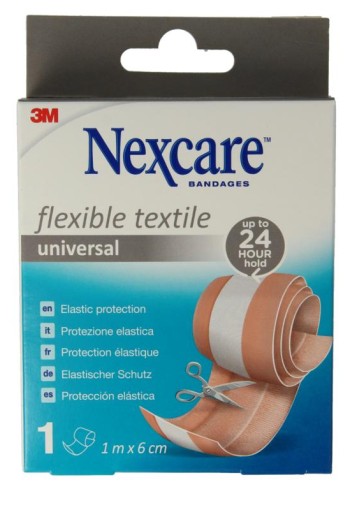 Nexcare Op=Op Textile flexible 1mx6cm (1 st)