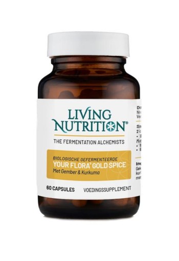Living Nutrition Your Flora Gold Spice met gember en kurkuma bio