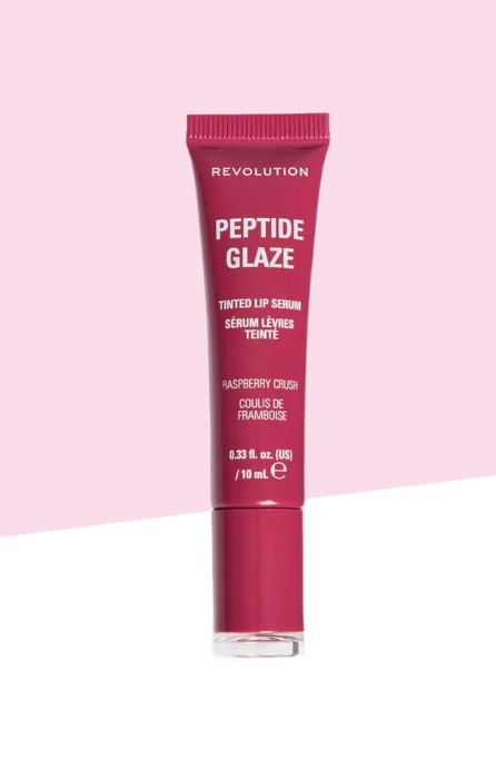 Revolution Peptide Glaze Tinted Lip Serum Raspberry Crush