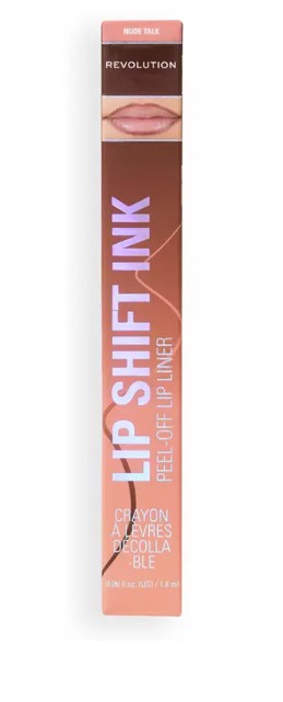 Revolution Lip Shift Ink Peel Off Lipliner Stain Nude Talk