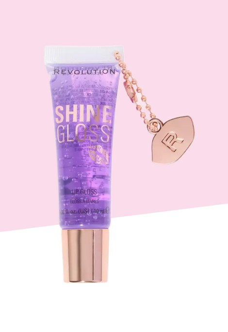 Revolution Shine Gloss Lip Gloss Purple Gummy