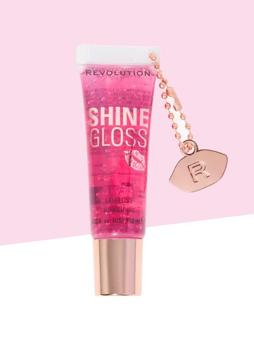 Revolution Shine Gloss Lip Gloss Raspberry Ripple