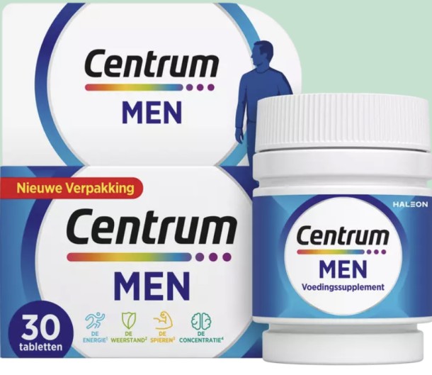 Centrum Multivitaminen Men Tabletten 30st