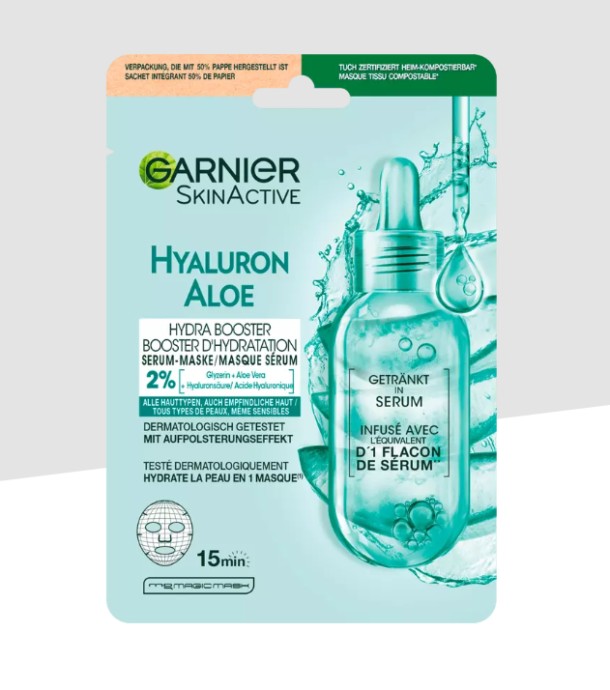 Garnier SkinActive Hydra Bomb Hydraterend + Verfrissend Tissuemasker