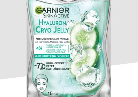 Garnier SkinActive Cryo Jelly Anti-Vermoeidheid Gezichtsmasker + Hyaluron