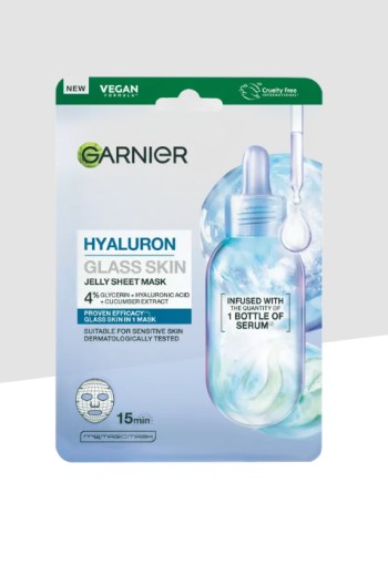 Garnier Hyaluron Glass Skin Jelly Sheet Mask