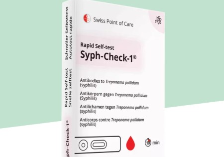 Swiss Point of Care snelle zelftest syph-check 1 stuk