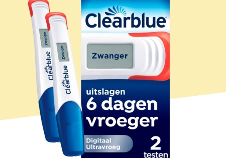 Clearblue Zwangerschapstest Digitaal Ultravroeg 2 stuks