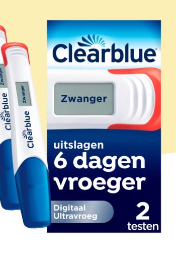 Clearblue Zwangerschapstest Digitaal Ultravroeg 2 stuks