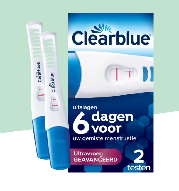 Clearblue Vroege Geavanceerd Detectie Zwangerschapstest 2 Stuks