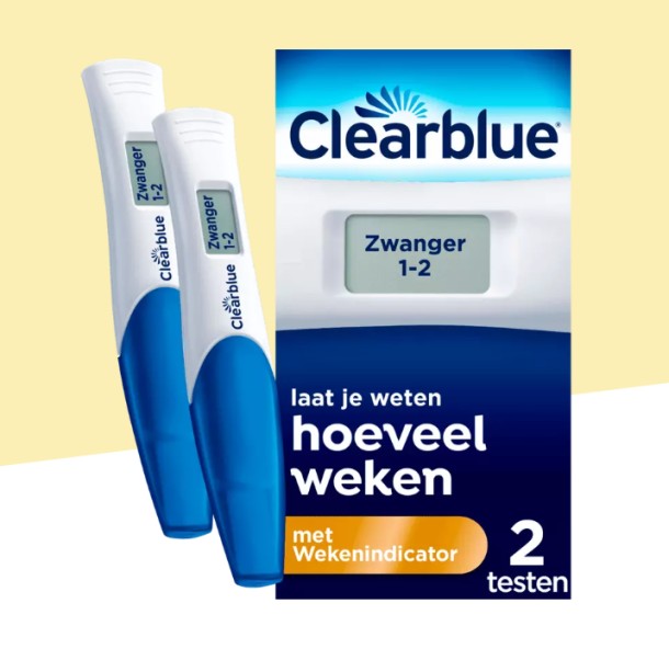 Clearblue Zwangerschapstest met Wekenindicator 2 stuks