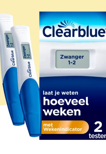 Clearblue Zwangerschapstest met Wekenindicator 2 stuks