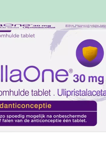 EllaOne Ulipristalacetaat Morning After Pil