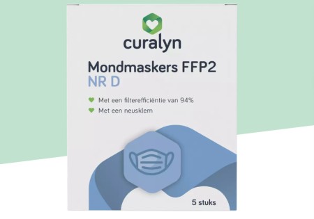 Curalyn mondkapje FFP2 masker 5st