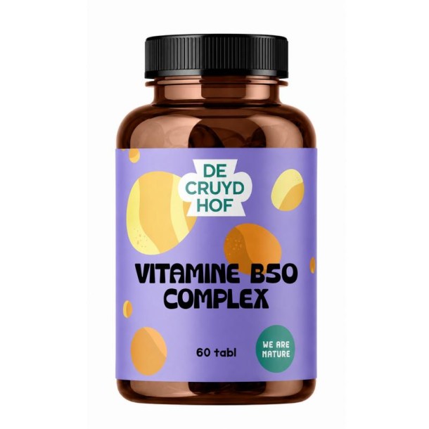 De Cruydhof De Cruydhof Vitamine B50 complex, 60 tabl (60 Tabletten)