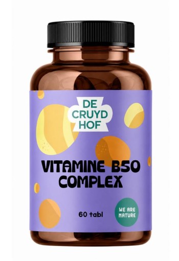 De Cruydhof De Cruydhof Vitamine B50 complex, 60 tabl (60 Tabletten)
