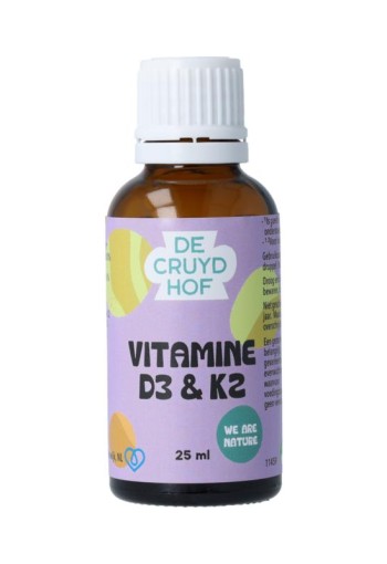 De Cruydhof De Cruydhof Vitamine D3 & K2, 25 ml (25 Milliliter)