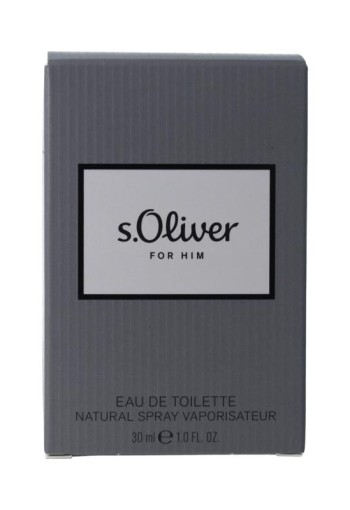 S Oliver For him men eau de toilette natural spray