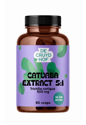 De Cruydhof De Cruydhof Catuaba extract 5:1, 60 vcaps