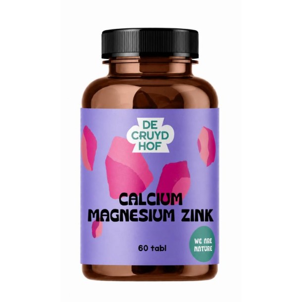 De Cruydhof De Cruydhof Calcium Magnesium Zink, 60 tabl (60 Tabletten)