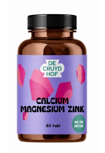 De Cruydhof De Cruydhof Calcium Magnesium Zink, 60 tabl (60 Tabletten)