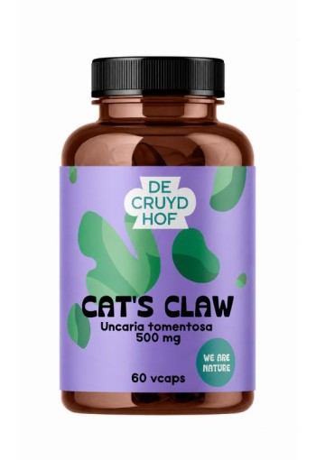 De Cruydhof De Cruydhof Cat's Claw, 60 vcaps