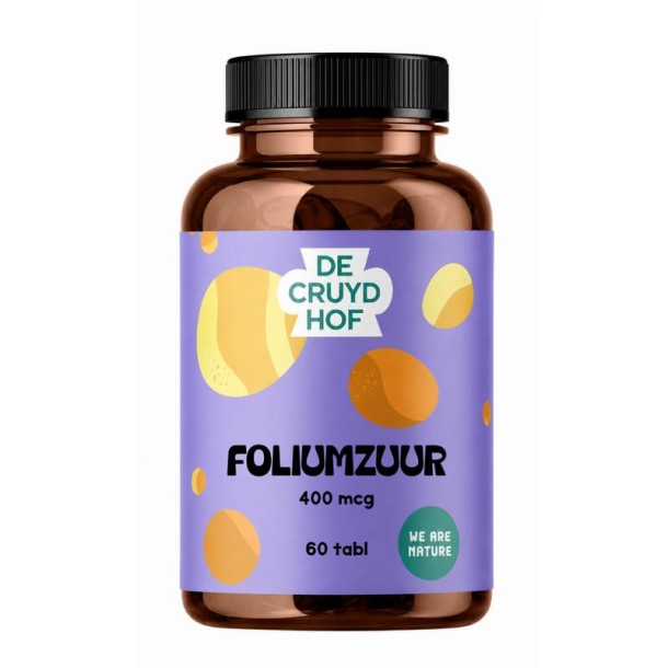 De Cruydhof De Cruydhof Foliumzuur, 60 tabl