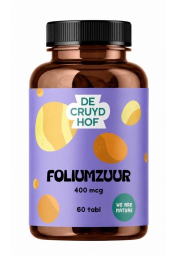 De Cruydhof De Cruydhof Foliumzuur, 60 tabl