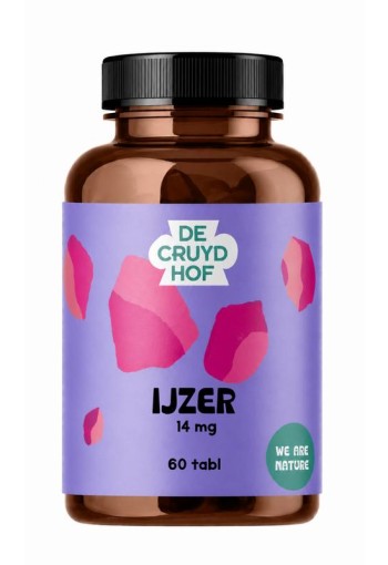 De Cruydhof De Cruydhof IJzer, 60 tabl (60 Tabletten)