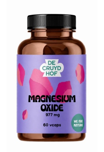De Cruydhof De Cruydhof Magnesium oxide, 60 vcaps (60 Vegetarische capsules)