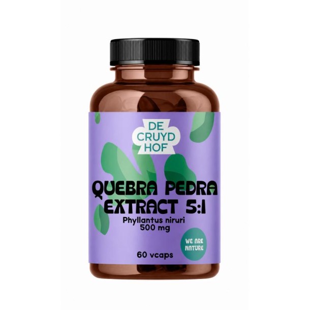 De Cruydhof De Cruydhof Quebra Pedra extract 5:1, 60 vcaps