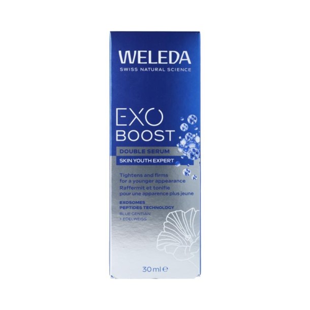 Weleda Exo boost double serum blauwe gentiaan (30 Milliliter)