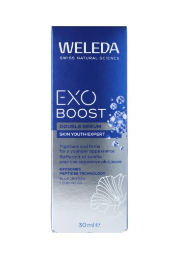 Weleda Exo boost double serum blauwe gentiaan (30 Milliliter)