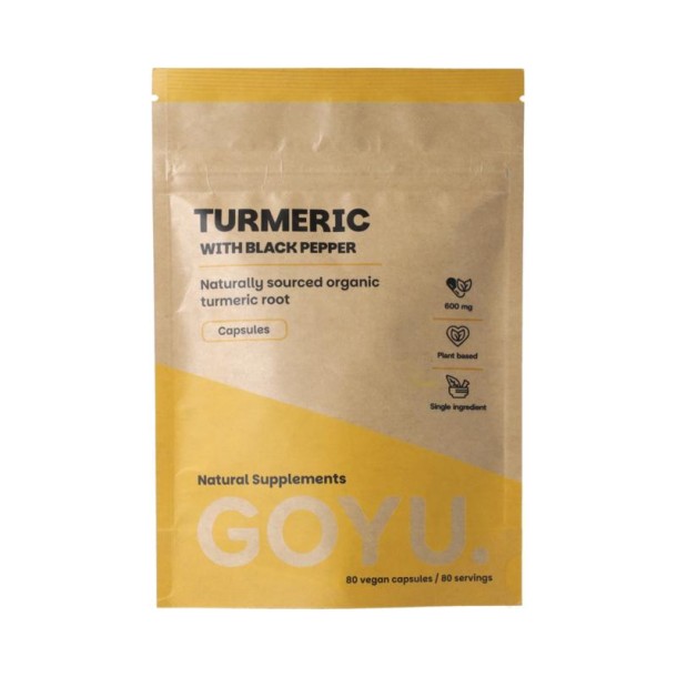 Goyu Kurkuma piperine bio (80 ca)