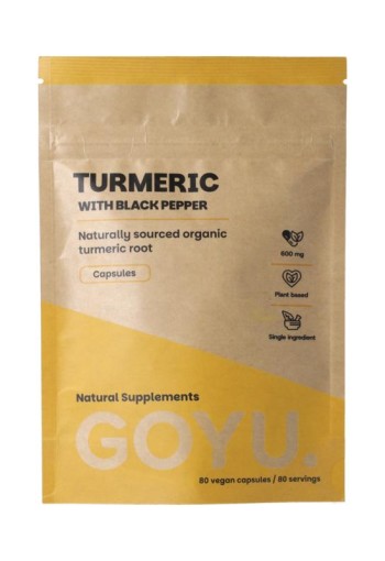 Goyu Kurkuma piperine bio (80 ca)