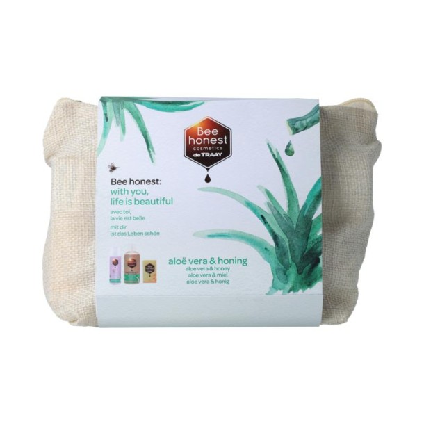 Traay Bee Honest Geschenkverpakking aloe vera (1 set)
